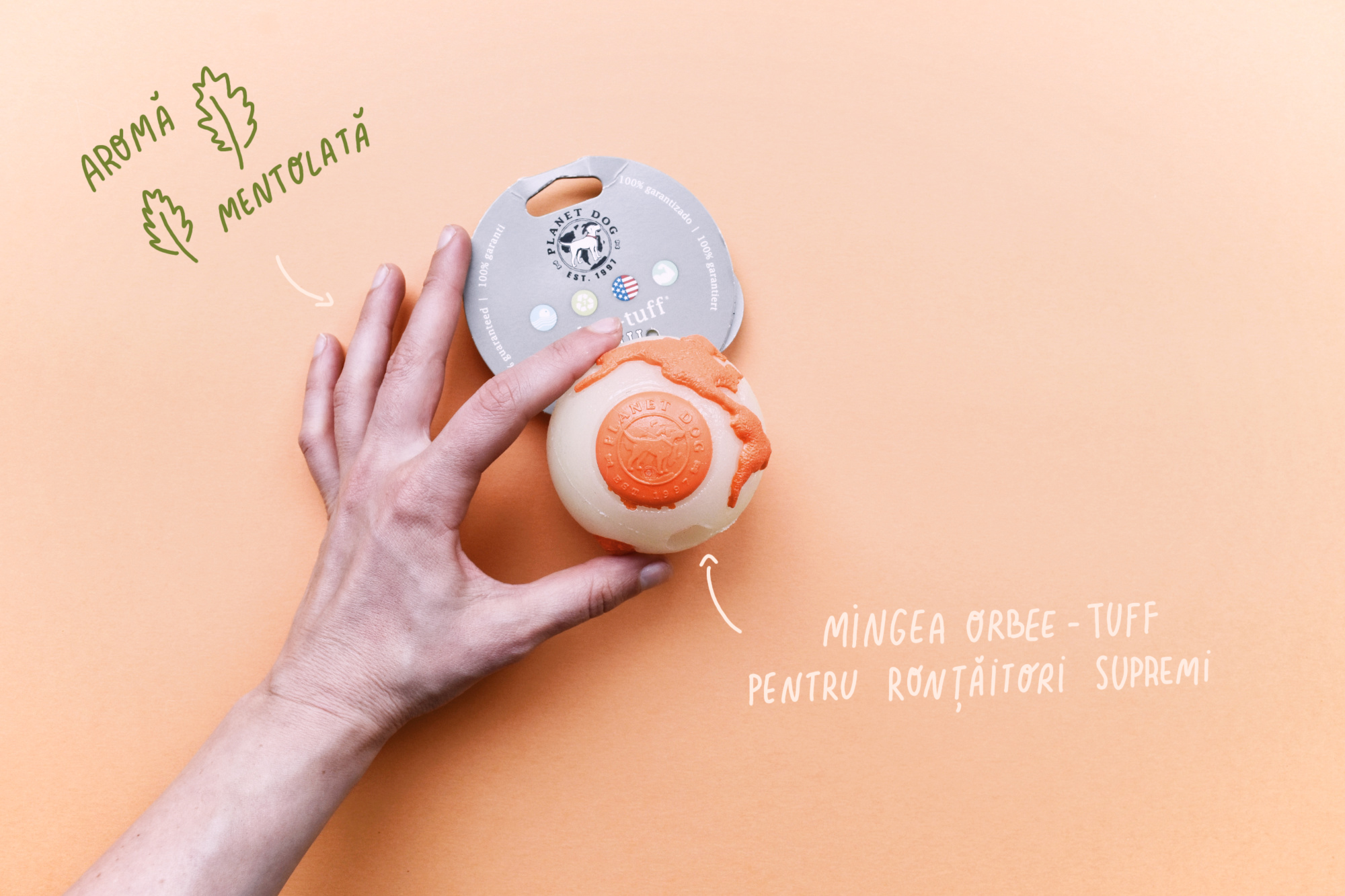 cattitude coffentropy orbee tuff planet dog jucarie pentru catei 1