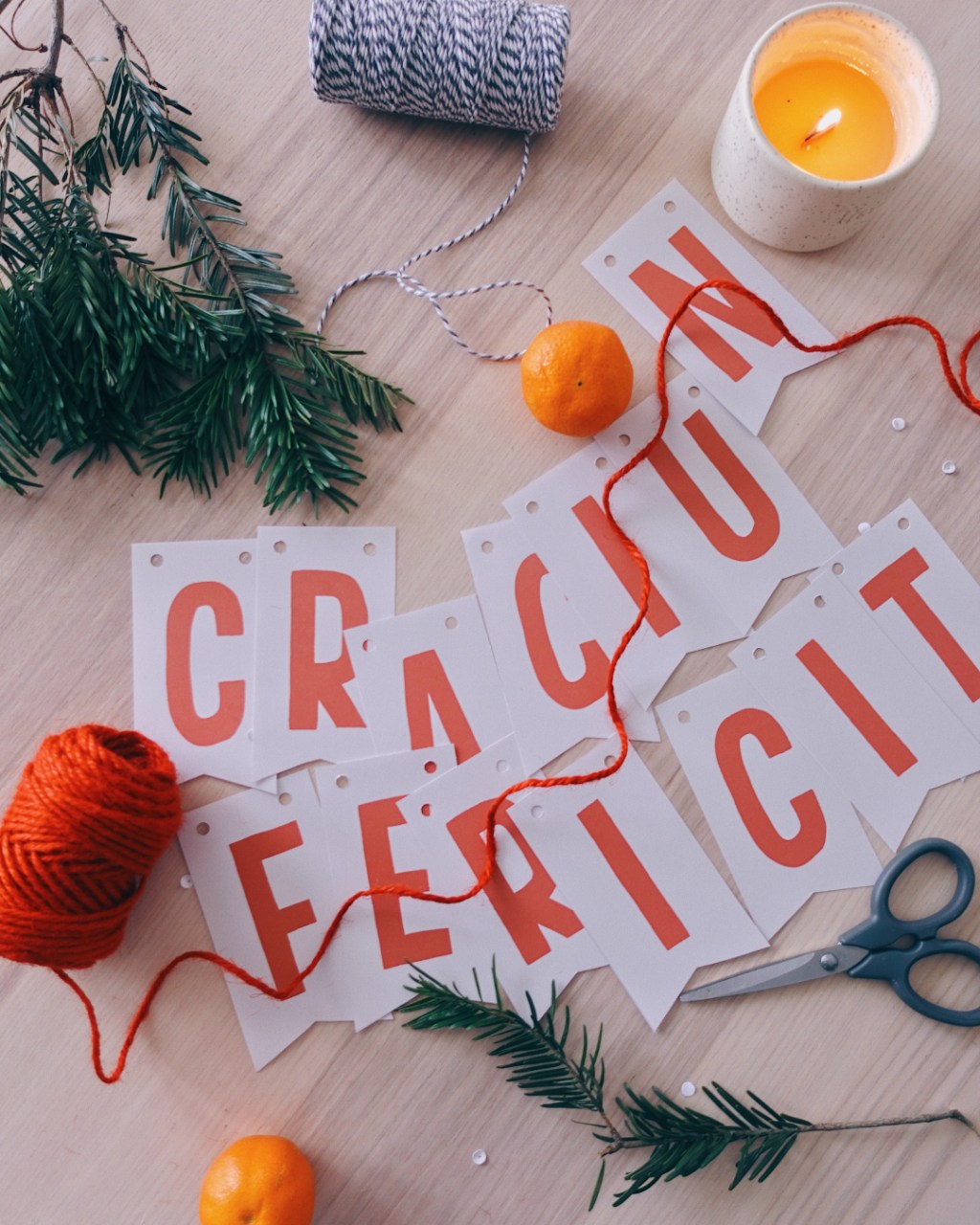 Decorațiuni de sărbători + printables&nbsp;cadou